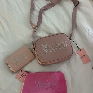 Juicy Couture Blush and Pink Crossbody Bag Trio